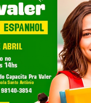 Programa Capacita Pra Valer inclui curso de espanhol na Barra de Santo Antônio