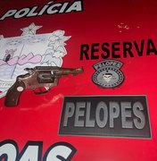 Homem armado é preso em flagrante em Porto Calvo
