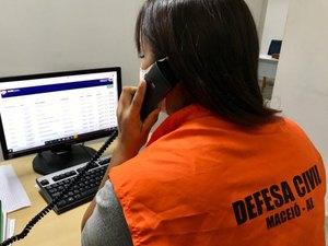 Defesa Civil de Maceió passa a atender chamadas pelo número 199