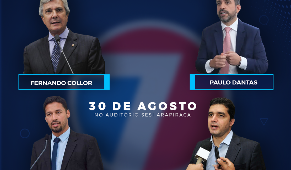 7SEGUNDOS organiza debate em Arapiraca entre candidatos ao governo de Alagoas