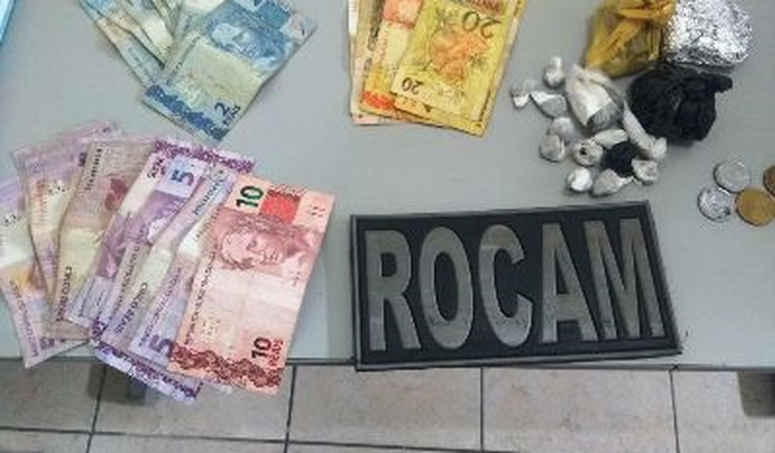 Trio é preso após ser flagrado com drogas em São Miguel dos Campos