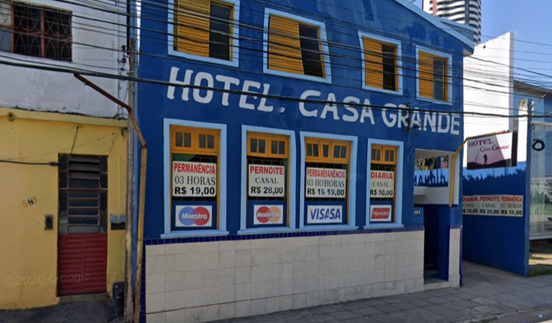 Garota de programa é encontrada morta em hotel no Centro de Maceió