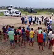 [Vídeo] Bolsonaro quebra protocolo de viagem e faz parada no Agreste de Alagoas