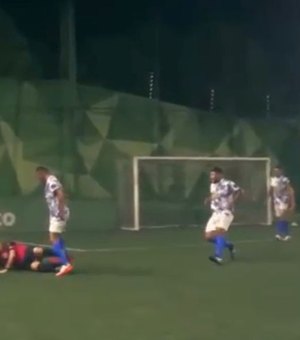 Final de campeonato de futebol amador acaba com árbitro agredido e briga entre torcidas