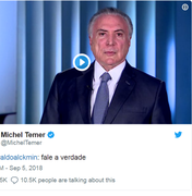 Temer faz vídeo para contestar críticas de Alckmin ao governo