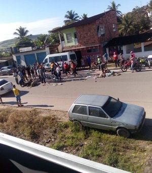 Acidente deixa homem ferido na AL 465 em Porto Calvo
