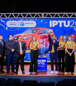 Prefeitura de Arapiraca entrega carro 0km e outros prêmios para ganhadores do IPTU