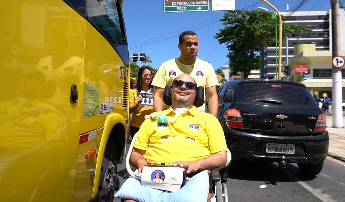 A corrida eleitoral de um candidato com ELA em Alagoas