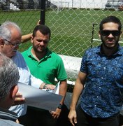 Rogério Teófilo visita estádio municipal e CT alvinegro para tratar de início das obras 