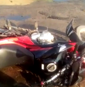 Motocicleta abandonada é encontrada por moradores em São Sebastião