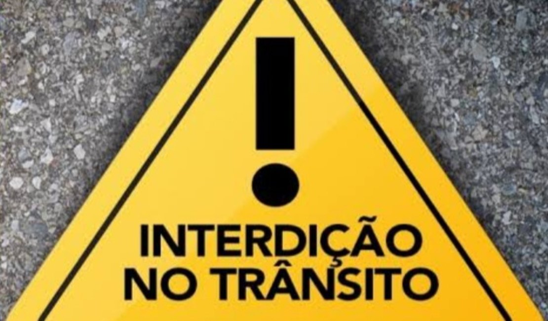 Prefeitura informa interdição parcial no trânsito da Muniz Falcão a partir das 19h