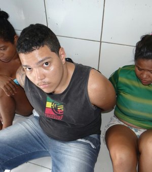 Bope apreende mais de 7 kg de maconha e prende três pessoas na parte alta de Maceió