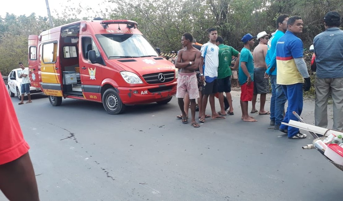 Acidente de trânsito deixa quatro pessoas feridas na rodovia AL 101 Norte