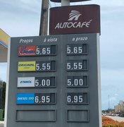 Preço do litro da gasolina chega custar R$ 5,55 em Maragogi
