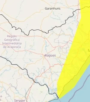 Sete municípios da Região Norte estão em alerta de chuvas