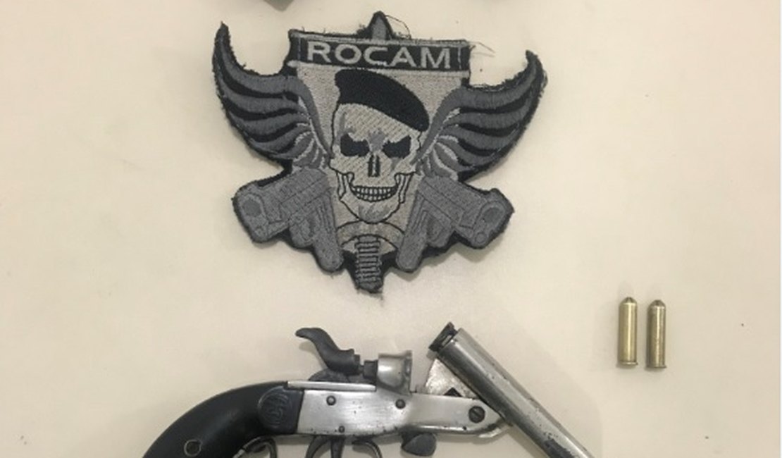 Jovem é preso com arma de fogo durante briga em Igreja Nova