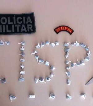 Polícia Militar prende acusados de tráfico de drogas e estupro no interior