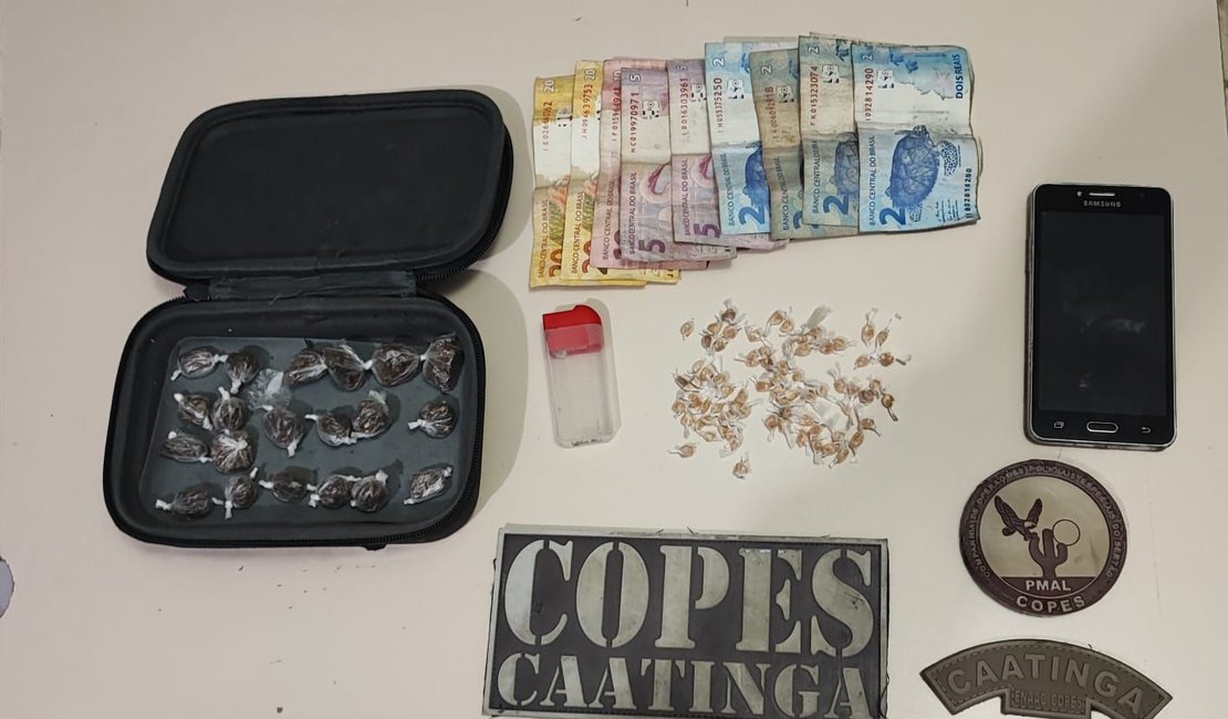 Operação resulta na prisão de dois suspeitos por tráfico de drogas em Delmiro Gouveia