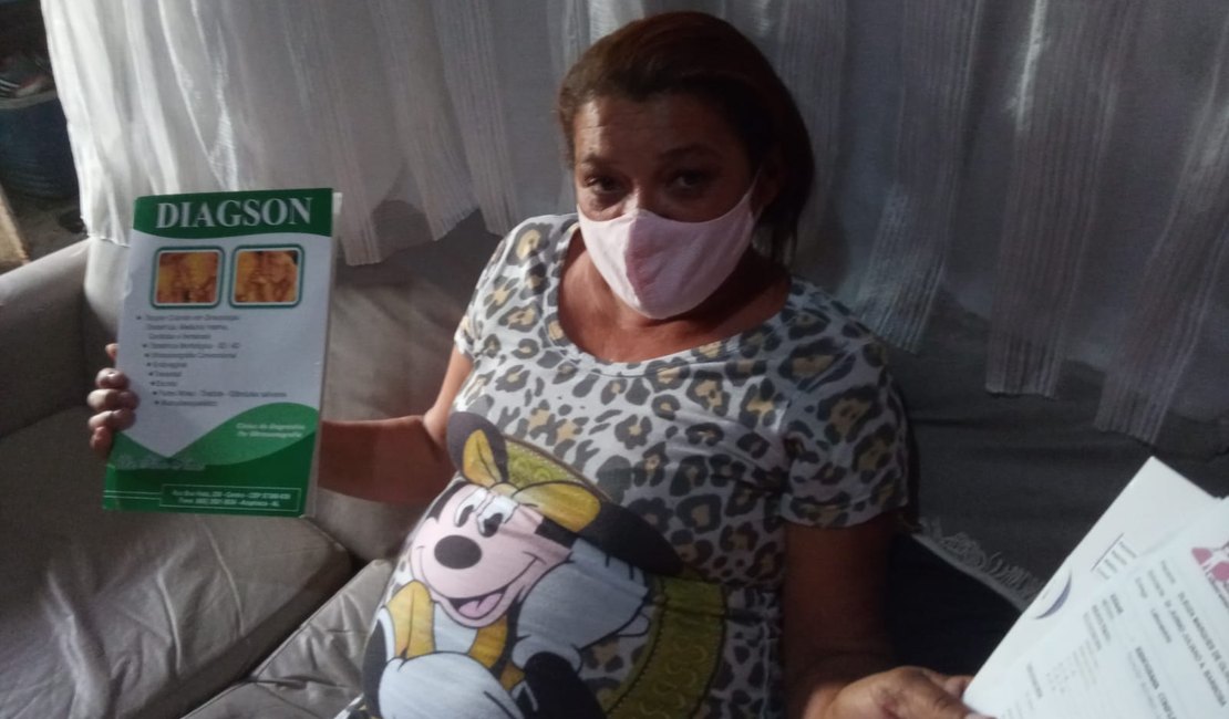 [Vídeo] Apesar da urgência, dona de casa de Arapiraca ainda não conseguiu arrecadar dinheiro para cirurgia na vesícula