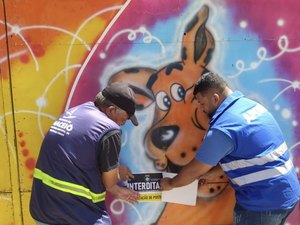 Prefeitura interdita parque de diversões sem alvará no Benedito Bentes