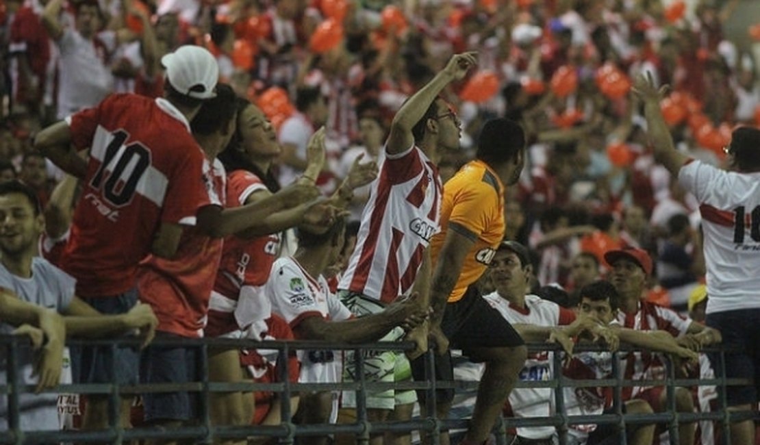 Venda de ingressos para o jogo entre CRB e Brasil de Pelotas começa nesta terça