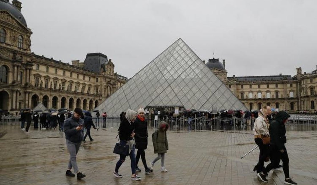 Museu do Louvre é fechado por causa de coronavírus