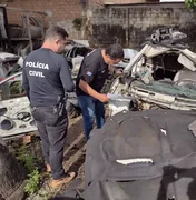 Maceió: Operação mira desmanche ilegal e roubo de veículos