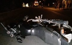 Motociclista morre após perder o controle ao passar em um quebra-molas
