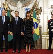 Em primeira viagem oficial, Michelle Bolsonaro discursa em cúpula global 