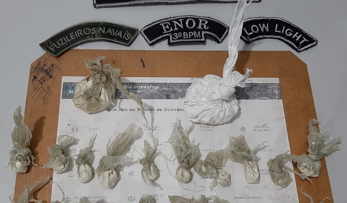 Homem é preso com cocaína na Zona Rural de Limoeiro de Anadia