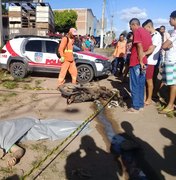 [Vídeo] Motociclista morre após colidir com carro em Arapiraca