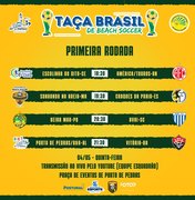 Taça Brasil de Beach Soccer começa nesta quinta em Porto de Pedras