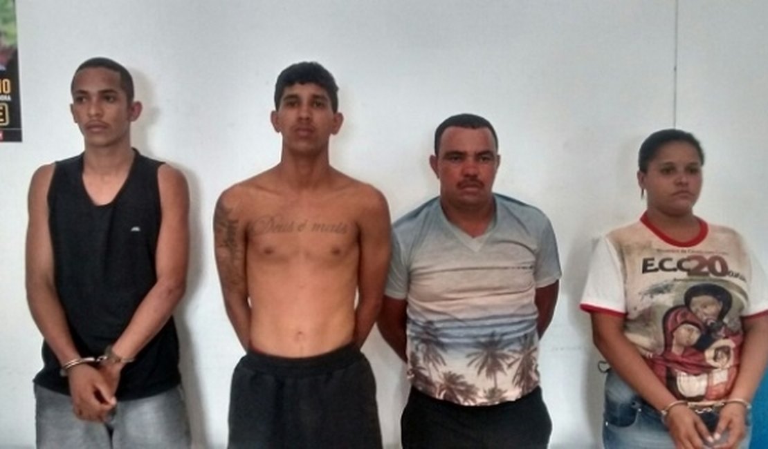 Operação integrada prende quatro pessoas e apreende 16 kg de maconha na capital
