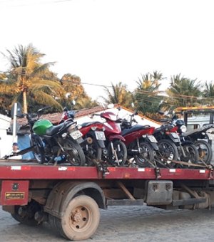Quatorze veículos são apreendidos durante evento de motociclistas no Agreste