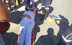 Funcionária do Hospital CHAMA sofre acidente de moto em Arapiraca