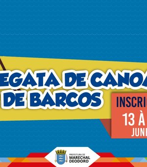 Prefeitura de Marechal Deodoro abre inscrições para Regata de Canoas e Barcos