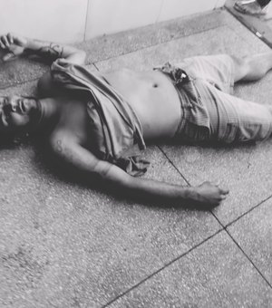 Homem é morto com facada no peito no Mercado Público de Palmeira na manhã desta quarta (7)