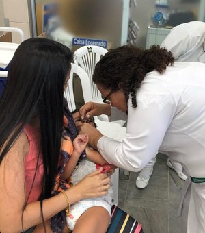 Campanha de vacinação contra sarampo e pólio é prorrogada em Maceió