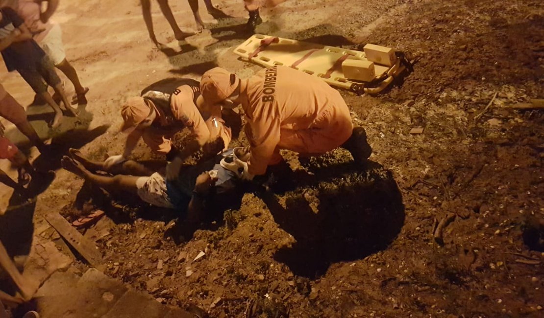 Bicicleta fica sem freio e jovem sofre acidente em Maragogi