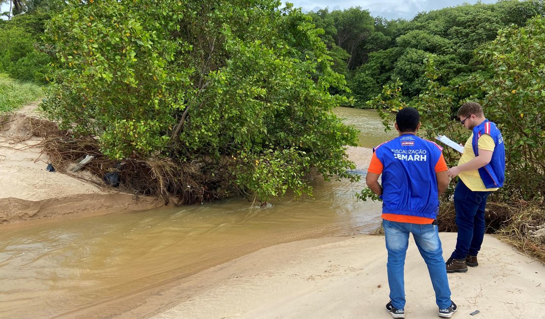Meio Ambiente notifica condomínio em Maceió por intervenção irregular no riacho Garça Torta