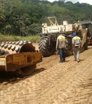 Governo retoma restauração da AL 430, entre Flexeiras e São Luís do Quitunde