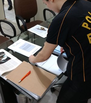 PF faz operação contra fraude em concursos públicos em quatro municípios alagoanos