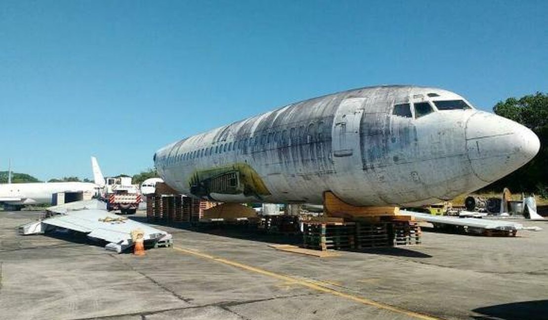 Avião abandonado no aeroporto de Fortaleza vai virar museu na Alemanha