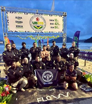 PRF/AL participa da prova de Triathlon UB515 Ultraman Brasil, em Ubatuba/SP