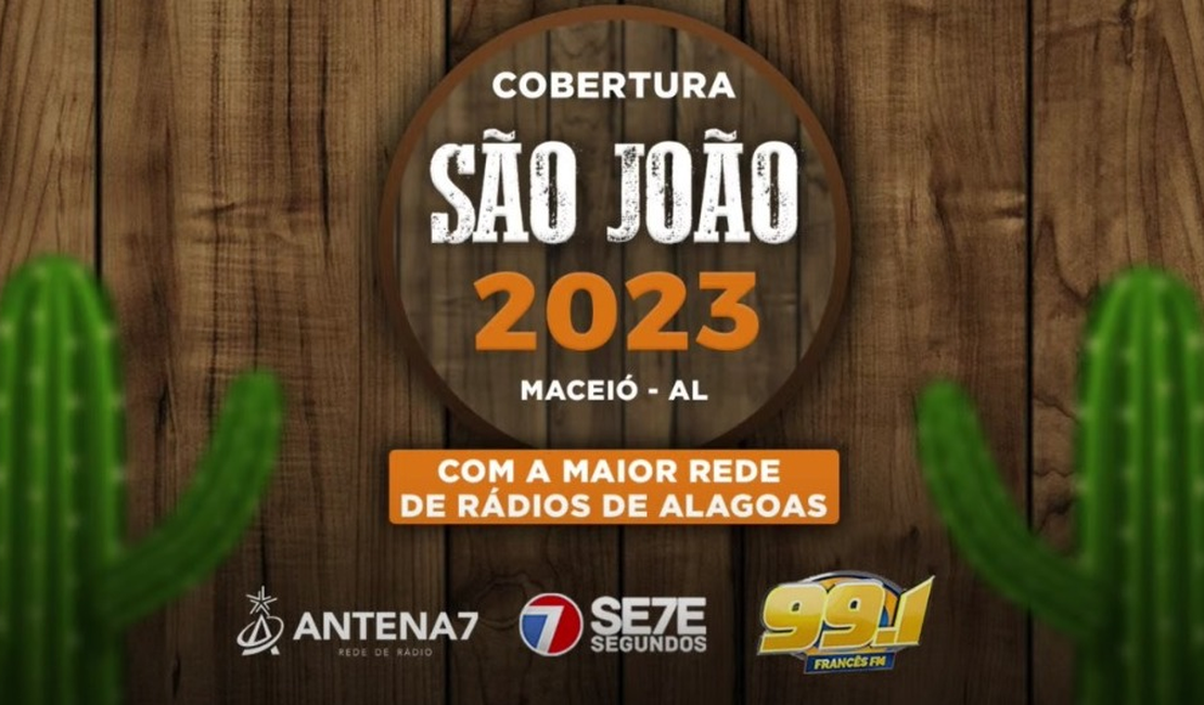 Acompanhe Thiaguinho, Joelma e mais pelo 7segundos e Rede Antena7 no São João de Maceió