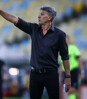 Apesar da eliminação, Renato se diz satisfeito com ‘resposta dentro de campo’ no Grêmio