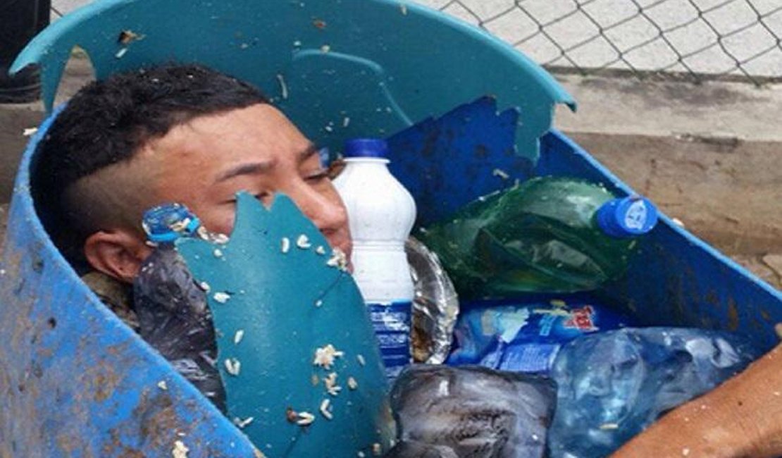 Detento tenta fugir escondido dentro de tambor de lixo em cadeia do Ceará