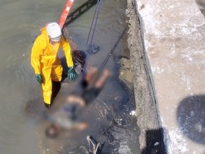 [Vídeo] Homem morre após cair em córrego do Riacho Salgadinho