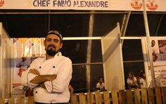 Chef Fábio Alexandre está fazendo sucesso em Maragogi