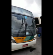 Ônibus com passageiros de SP desembarca em União dos Palmares